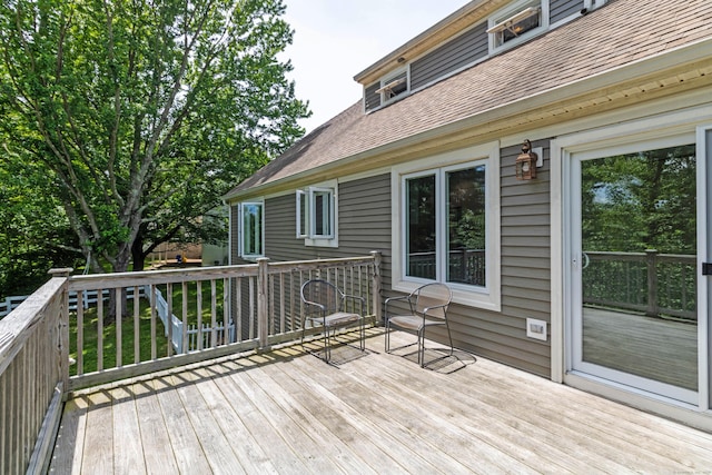 131 Spring Brook Dr, Middletown, CT 06457 - view of wooden deck