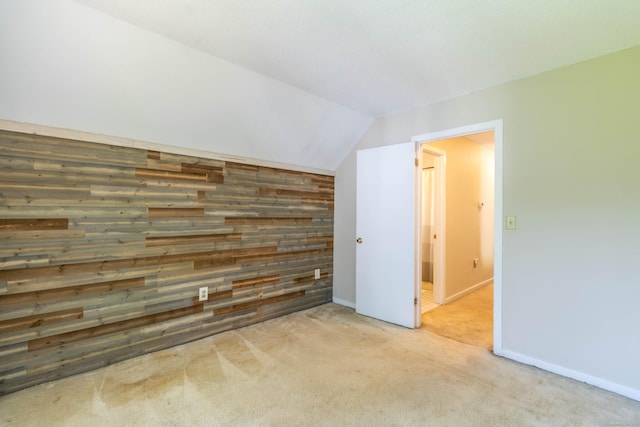 131 Spring Brook Dr, Middletown, CT 06457 - empty room with carpet, vaulted ceiling, and baseboards