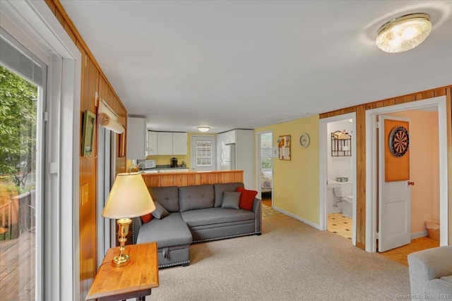 124 Deepwood Dr, Hebron, CT 06231 - living room with light colored carpet and baseboards