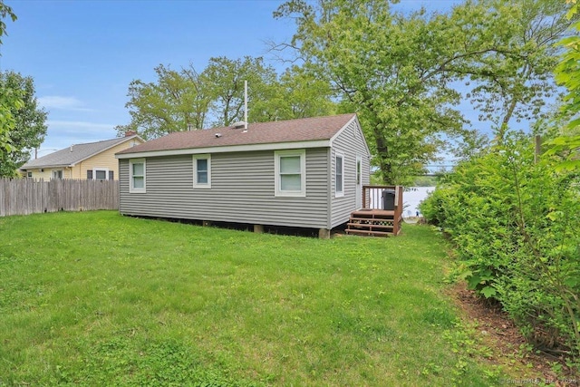 124 Deepwood Dr, Hebron, CT 06231 - rear view of property featuring a wooden deck