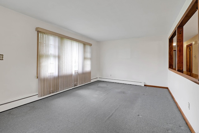 52 Fairview Ave, Bristol, CT 06010 - carpeted empty room with a baseboard radiator and baseboards
