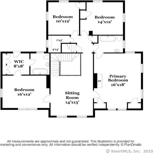 222 N Beacon St, Hartford, CT 06105 - room layout