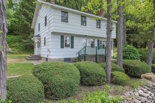 205 Allentown Rd, Plymouth, CT 06786 - view of front of home featuring a chimney