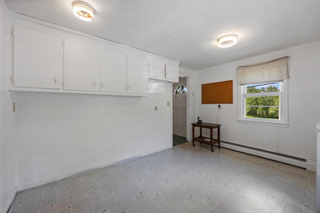 205 Allentown Rd, Plymouth, CT 06786 - empty room with a baseboard radiator, light floors, and baseboards