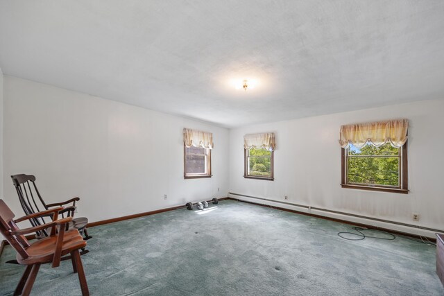 205 Allentown Rd, Plymouth, CT 06786 - carpeted spare room with a baseboard heating unit and baseboards