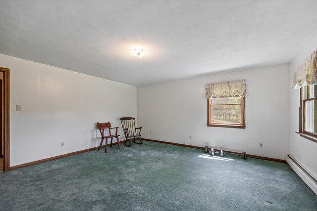 205 Allentown Rd, Plymouth, CT 06786 - unfurnished room with a baseboard radiator, carpet, and baseboards