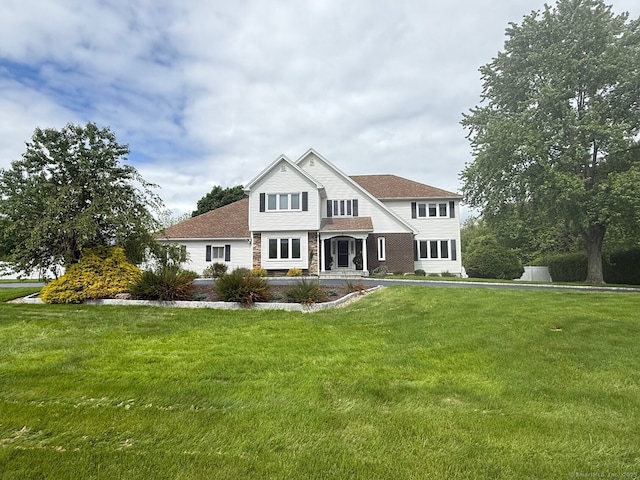 3 Colman Dr, Wolcott, CT 06716 - view of front of home with a front lawn and stone siding