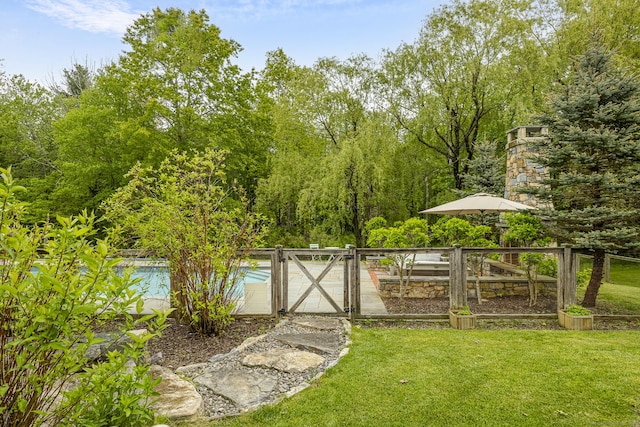 168 Fern Ave, Litchfield, CT 06759 - view of grassy yard with a gate
