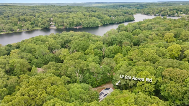 19 Old Acres Rd, East Haddam, CT 06469 - aerial view of a heavily wooded area and a large body of water