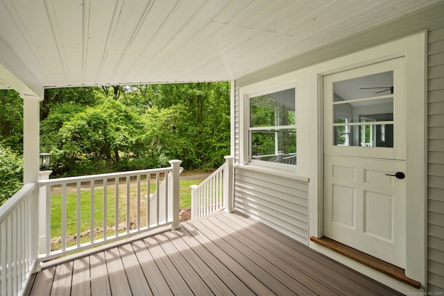 19 Old Acres Rd, East Haddam, CT 06469 - view of wooden terrace