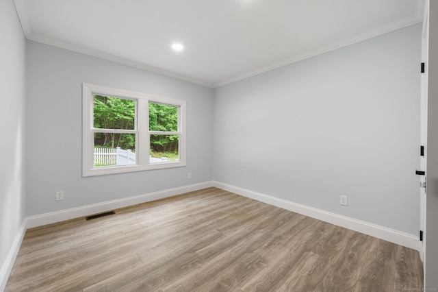 19 Old Acres Rd, East Haddam, CT 06469 - unfurnished room with ornamental molding, wood finished floors, baseboards, and recessed lighting