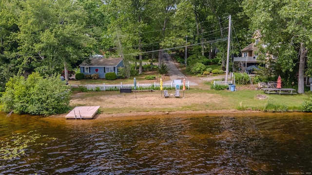 19 Old Acres Rd, East Haddam, CT 06469 - dock area featuring a water view