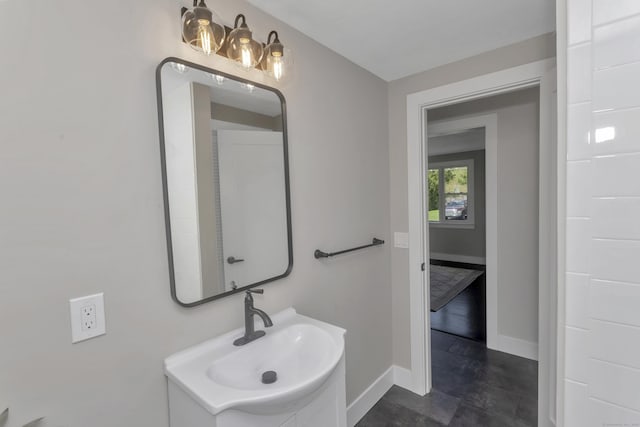 37 Litchfield Dr, Enfield, CT 06082 - bathroom featuring vanity and baseboards