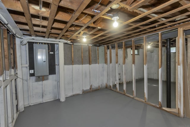 37 Litchfield Dr, Enfield, CT 06082 - unfinished basement with electric panel