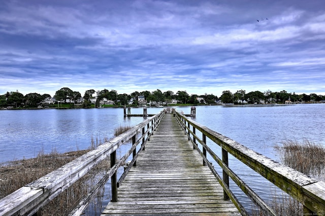 107 Ferry Ct Unit 107, Stratford, CT 06615 - dock area featuring a water view