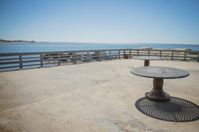28 Morgan Ter, East Haven, CT 06512 - view of patio / terrace featuring a water view