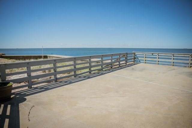 28 Morgan Ter, East Haven, CT 06512 - view of patio / terrace featuring a water view