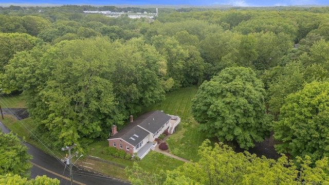 1190 Peck Ln, Cheshire, CT 06410 - aerial overview of property's location featuring a heavily wooded area