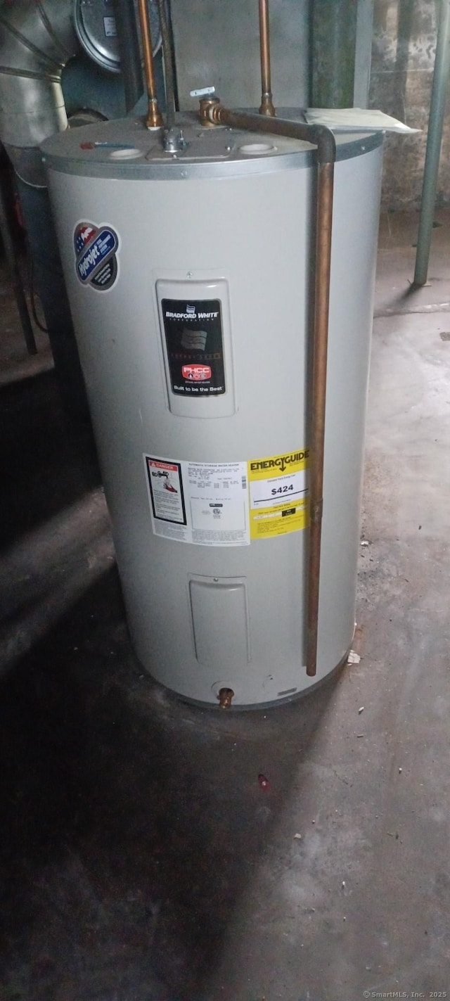 25 Richard Rd, East Hartford, CT 06108 - utility room with electric water heater