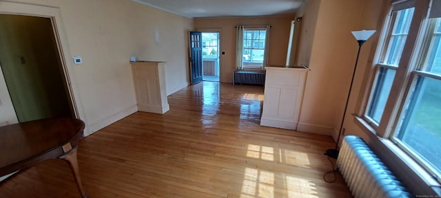 25 Richard Rd, East Hartford, CT 06108 - hall with radiator and light wood finished floors