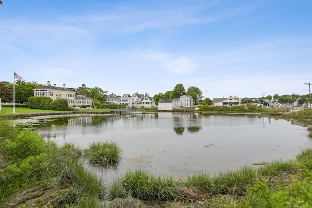 40 Holmes St, Stonington, CT 06355 - water view with nearby suburban area