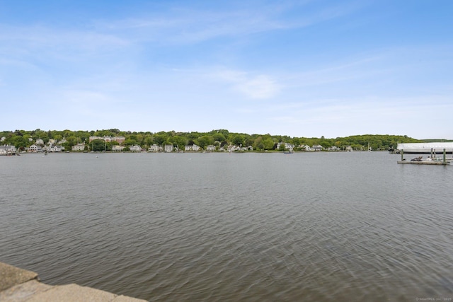 40 Holmes St, Stonington, CT 06355 - water view featuring a boat dock