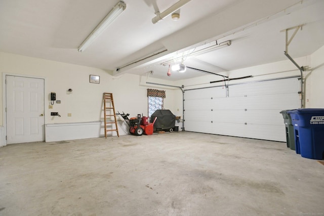40 Holmes St, Stonington, CT 06355 - garage featuring a garage door opener