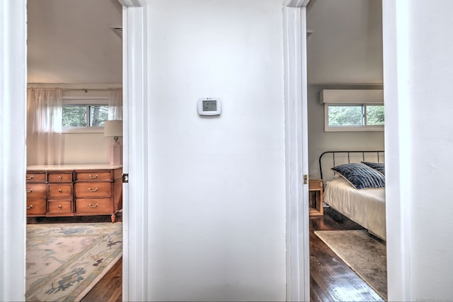 1690 Hartford Tpke, North Haven, CT 06473 - hall featuring plenty of natural light and dark wood-style floors