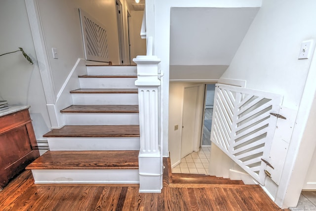 1690 Hartford Tpke, North Haven, CT 06473 - staircase with wood finished floors