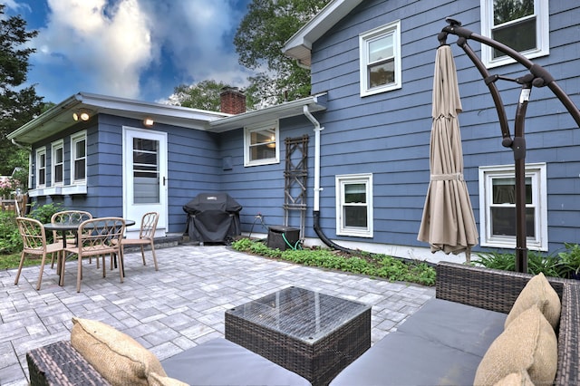 1690 Hartford Tpke, North Haven, CT 06473 - view of patio / terrace featuring a grill and outdoor dining space
