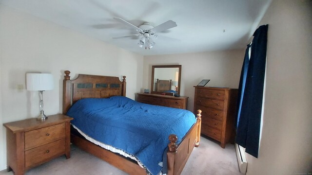 50 Highland Dr, Ledyard, CT 06339 - bedroom featuring light carpet and a ceiling fan