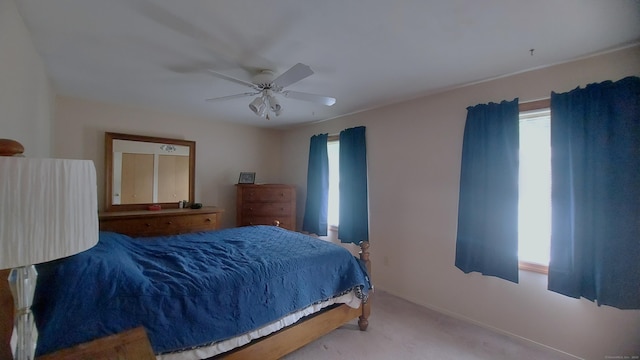 50 Highland Dr, Ledyard, CT 06339 - bedroom with carpet and a ceiling fan