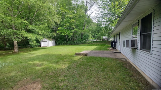 50 Highland Dr, Ledyard, CT 06339 - view of green lawn with cooling unit and a patio area