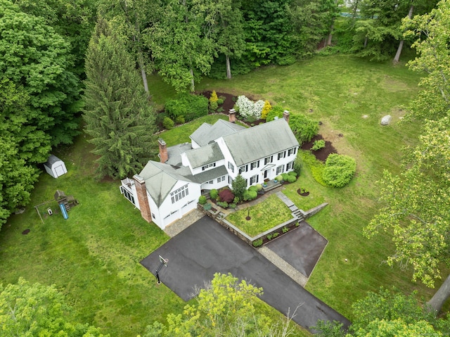 104 Cheesespring Rd, Wilton, CT 06897 - bird's eye view