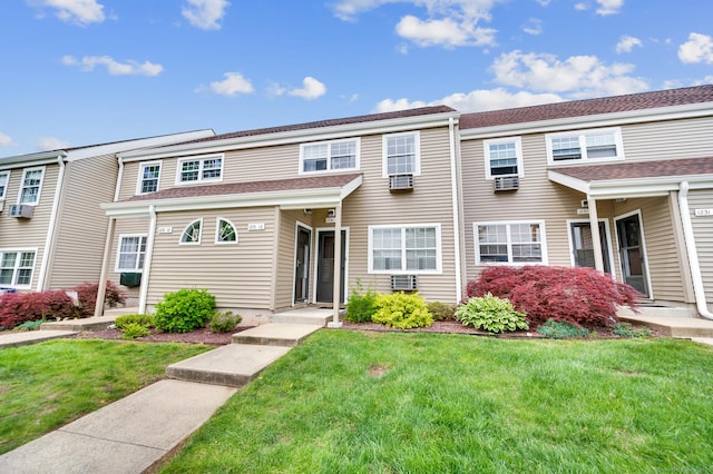 1231 Washington St Unit 10, Middletown, CT 06457 - multi unit property with a front lawn and cooling unit