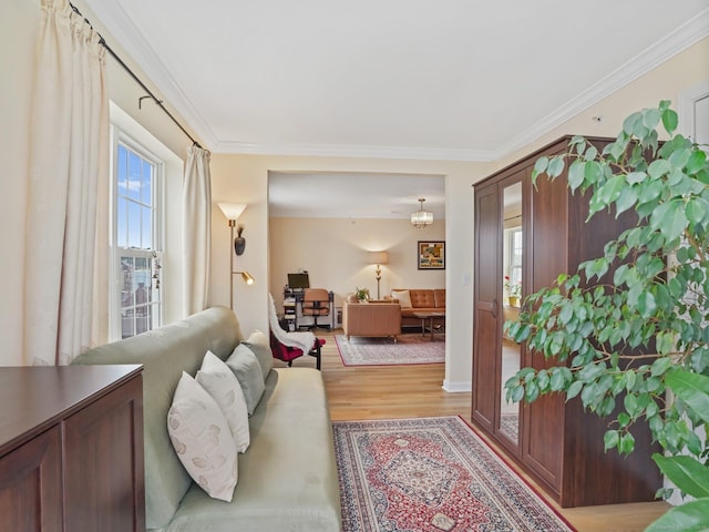 19 Isaacs St Apt 307, Norwalk, CT 06850 - entrance foyer featuring light wood-type flooring and crown molding