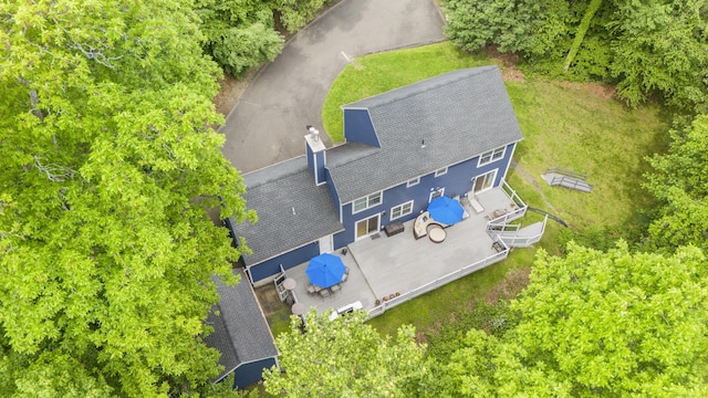 12 Colonial Heights Rd, East Haven, CT 06473 - view from above of property