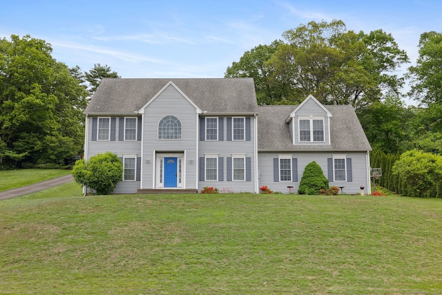 63 Old Cider Mill Rd, Southington, CT 06489 - colonial inspired home featuring a front yard and a shingled roof