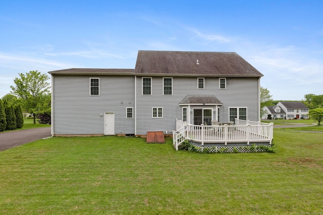 63 Old Cider Mill Rd, Southington, CT 06489 - back of house featuring a deck and a yard