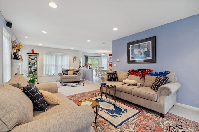63 Old Cider Mill Rd, Southington, CT 06489 - living area with recessed lighting and baseboards