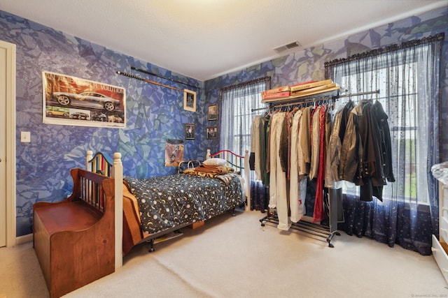 63 Old Cider Mill Rd, Southington, CT 06489 - bedroom featuring wallpapered walls and carpet floors