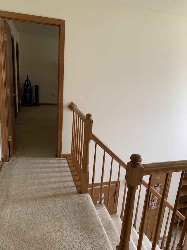 58 Amanda Cir, Windsor, CT 06095 - stairs featuring carpet and baseboards