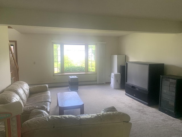 58 Amanda Cir, Windsor, CT 06095 - living room featuring carpet flooring