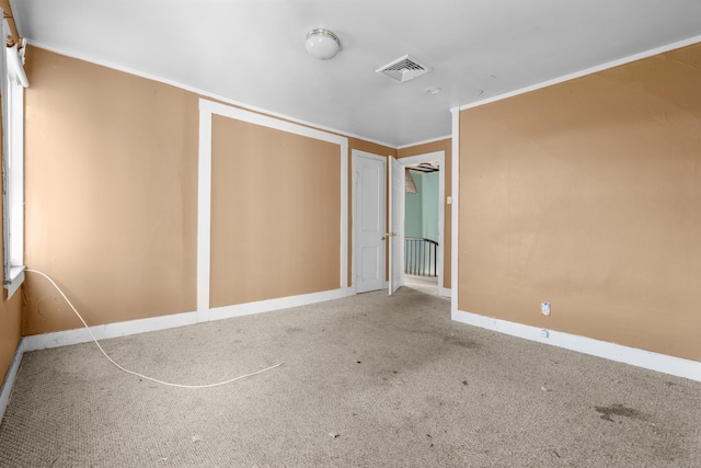 19 Elm St, Ansonia, CT 06401 - unfurnished bedroom featuring baseboards, crown molding, and carpet