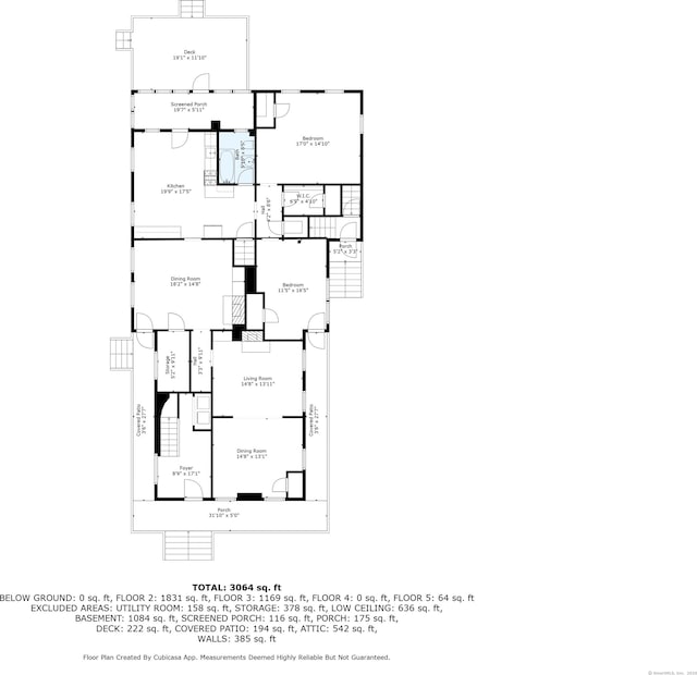 19 Elm St, Ansonia, CT 06401 - floor plan / room layout