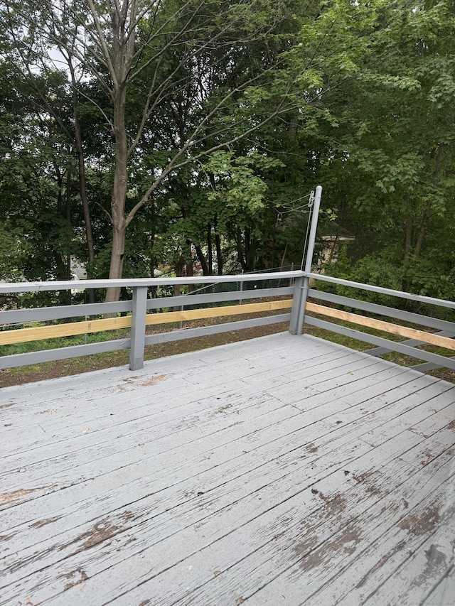256 Alexander Rd, New Britain, CT 06053 - view of wooden deck