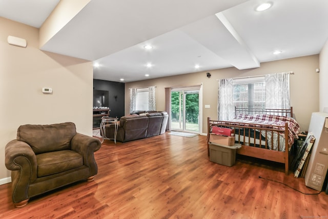 74 Avery Ave, Meriden, CT 06450 - living room featuring wood finished floors and recessed lighting