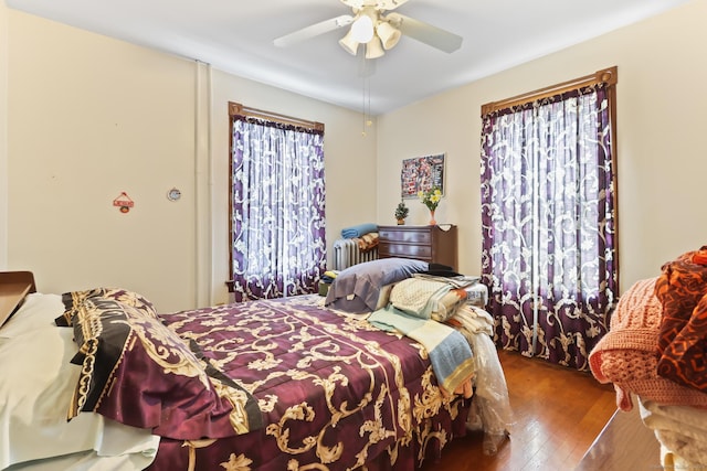 30 Newton St, Hartford, CT 06106 - bedroom featuring hardwood / wood-style flooring and ceiling fan