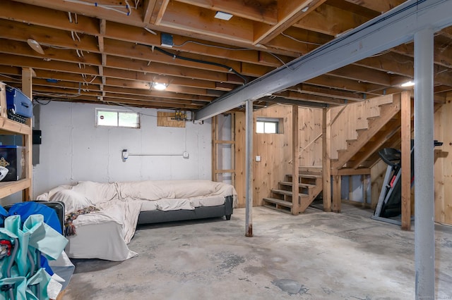 104 E St, Hebron, CT 06248 - below grade area featuring stairway