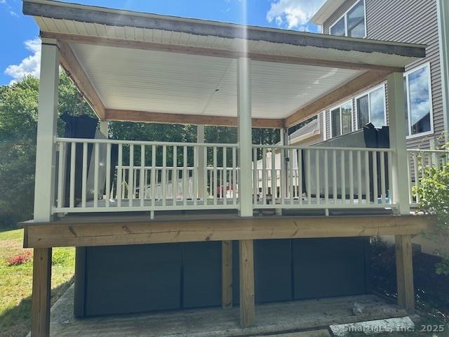 149 Mill Hill Rd, Colchester, CT 06415 - view of wooden deck